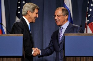 U.S. Secretary Of StateJohn Kerry Meets With Russian Foreign Minister In Geneva