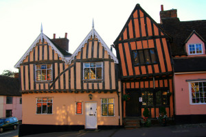 Кривите къщи в Lavenham