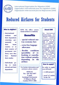 iom reduced airfares