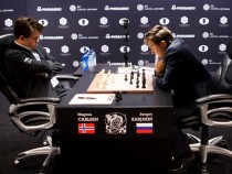 Магнус Карлсен и Сергей Карякин започнаха с реми двубоя за шахматната корона