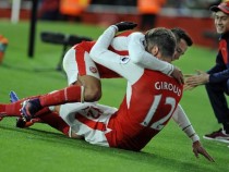 "Арсенал" се приближи до топ 3 във Висшата лига след успех над "Борнемут"