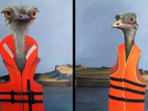 Н. Ампова: Образът на щрауса е двулицев