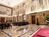 Папата прие футболистите на Германия