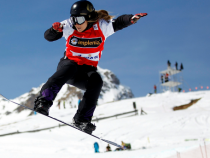 Александра Жекова 10-а в квалификациите на сноубордкроса в Монтафон (Австрия)