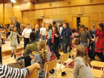 Среща на най-малките в БНР с маримбата