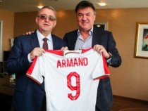 Президентът на БФС Борислав Михайлов прие албанския си колега