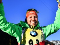 Трето злато за Лаура Далмайер на световното първенство по биатлон