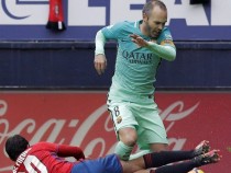 Андерс Иниеста се завърна в "Барселона" след контузия