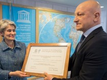 Ирина Бокова връчи на Копривщица сертификата от ЮНЕСКО