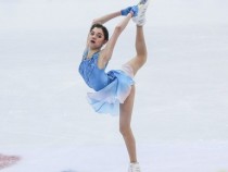 Евгения Медведева поведе след кратката програма на световното в Хелзинки