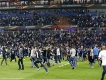 Безредици на стадиона в Лион