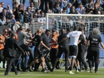 Отново безредици на френски стадион