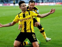 "Борусия" (Дортмунд) с важна победа в Мьонхенгладбах