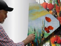 Маковете на Хикмет Четинкая цъфтят в галерия "Аспект"