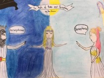 Деца творят, вдъхновени от древногръцките митове