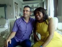 Звездата на диското Прешъс Уилсън пред Радио Варна