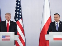 Полският президент благодари на Доналд Тръмп, че води борба срещу "фалшивите новини"