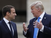 Тръмп и Макрон обсъдиха демонстрациите в Иран