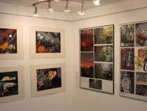 Ученици художници показват с изложба как оформят книги и списания