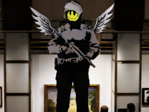 В Берлин възстановяват графит на Банкси