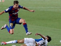 Барселона спечели градското дерби и Еспаньол изпадна