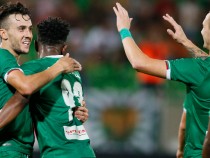 Лудогорец с успех в Подгорица, чака Мидтиланд