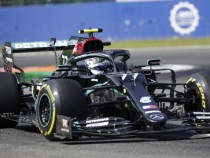 Ботас най-бърз на "Монца", Ферстапен катастрофира