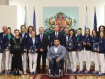 Олимпийските шампиони и медалисти от Токио с Почетен знак на президента