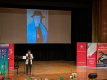 Оцелелият от лавината под Мальовица алпинист-ветеран Георги Топалов с акция в подкрепа на Банско филм фест