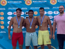 Три медала за кадетите от европейското по плажна борба