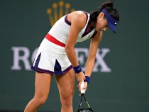 Фалстарт за Ема Радукану на Индиън Уелс