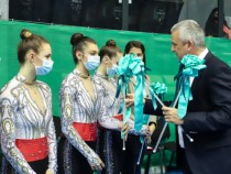 Световните шампионки по естетическа гимнастика с награда за донорство