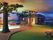 Милионер си направи подземен бункер с дървета, реки и небе СНИМКИ