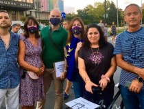 Мануела Малеева се присламчи към палатковия лагер във Варна СНИМКИ