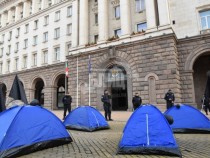 София пак осъмна под голяма блокада