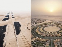 Вижте как пустинята поглъща Арабските емирства