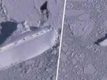 Нацистки кораб или Ноевият ковчег: Тайнствен съд бе открит край бреговете на Антарктида ВИДЕО