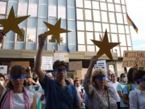 Протестът се пренесе пред германското посолство