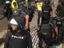 Гонка на жълтите павета в София, извънредните арести продължават СНИМКИ