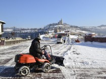 Велико Търново на косъм от адска трагедия, снегорин спука газопровод