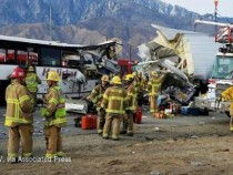 Страшна трагедия в САЩ! Камион се удари в автобус, има много загинали (ВИДЕО)